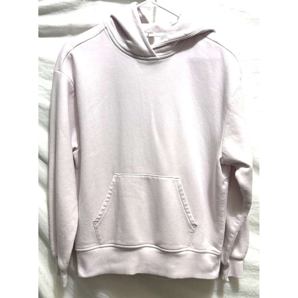 Zella Ultra Cozy Women's XS Light Pink Pullover Hooded Relaxed Fit Sweatshirt